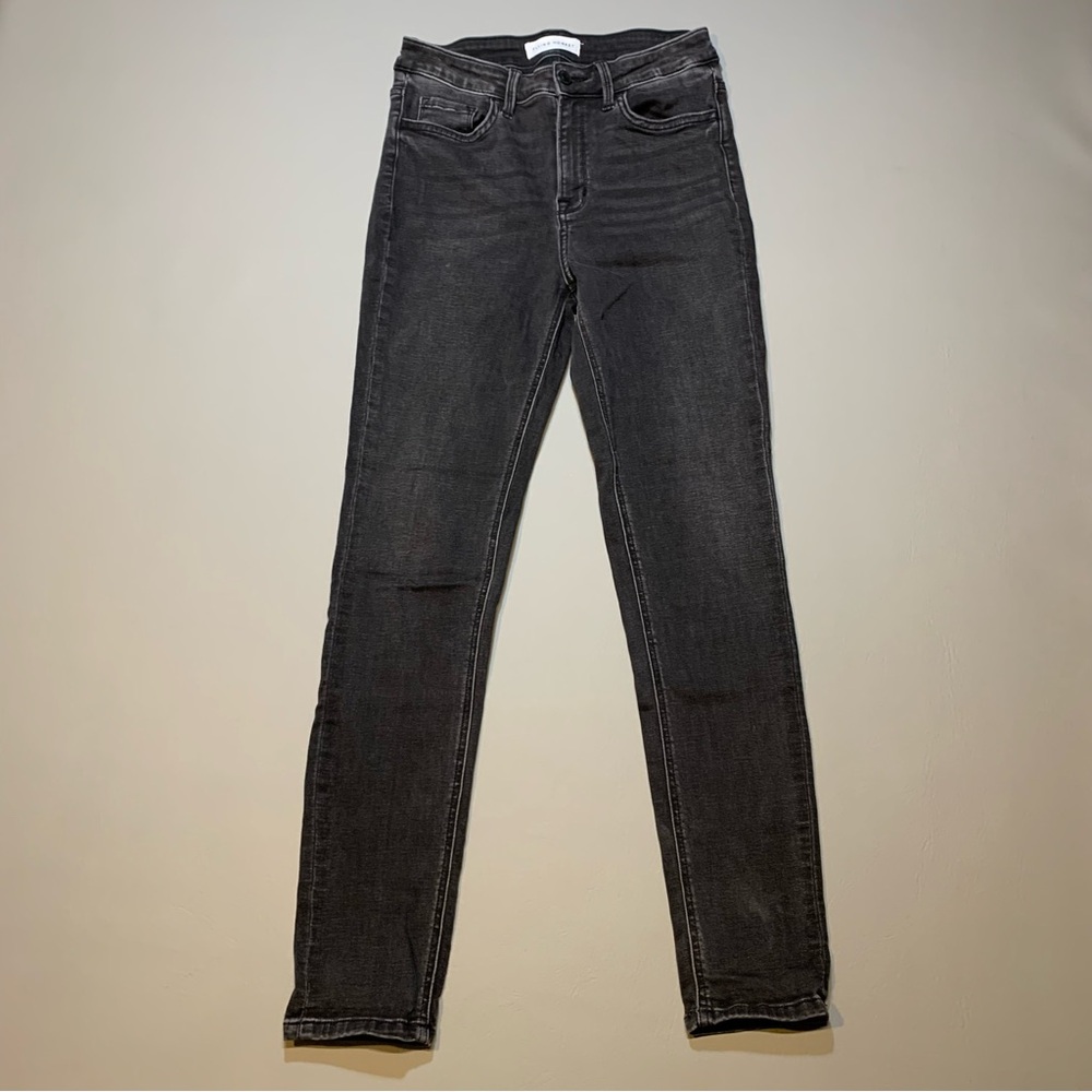 Flying Monkey Black Jeans Women’s 27 Mid Rise Skinny Ankle Stretch Denim
